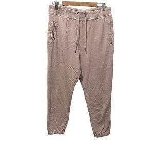 Women’s James Perse Joggers Pants Size 3 Large Pink Rose